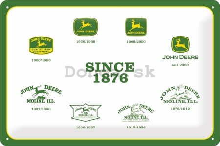 Plechová ceduľa – John Deere Since 1876