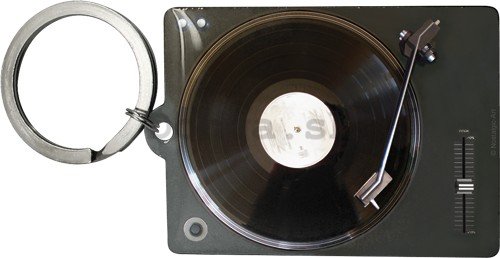 Retro kľúčenka – Retro Vinyl Player