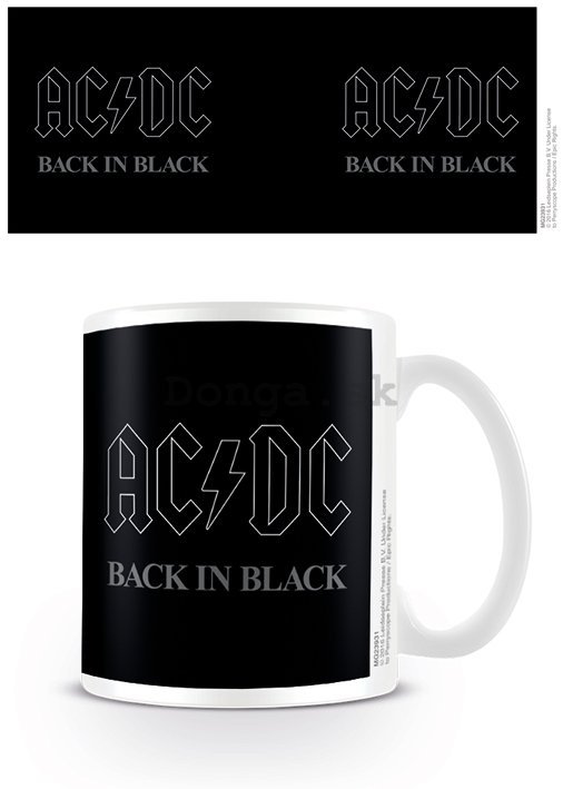 Hrnček - AC/DC (Back in Black)