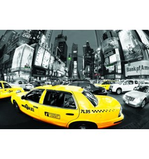 Plagát - NYC Taxis (Times Square) (1)