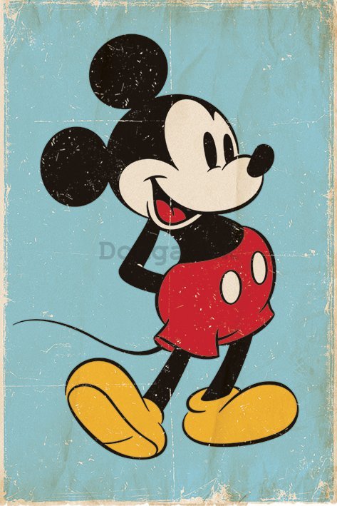 Plagát - Mickey Mouse (Retro)