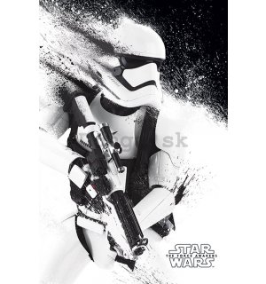 Plagát - Star Wars VII (Stormtrooper paint)