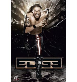Plagát - WWE edge running
