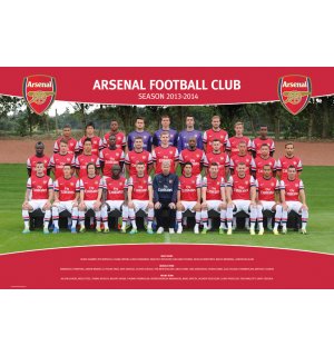 Plagát - Arsenal (Team foto 13/14)
