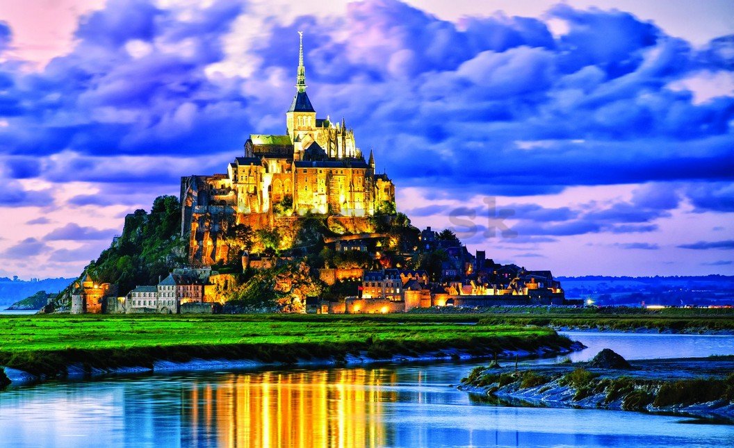Fototapeta: Mont Saint-Michel - 254x368 cm