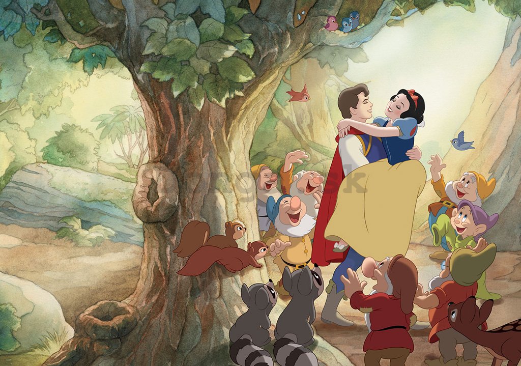 Fototapeta: Snehulienka a princ (Snow White) - 254x368 cm