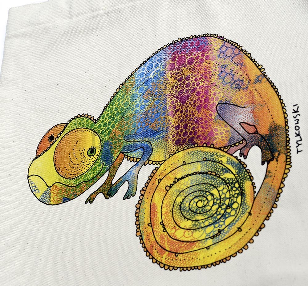 Plátenná taška - Chameleon