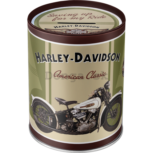 Plechová pokladnička - Harley-Davidson Knucklehead