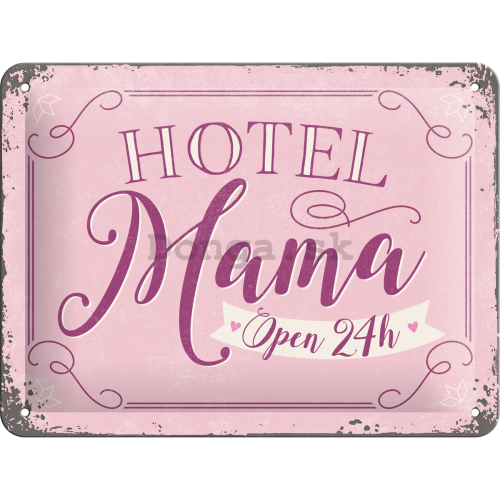 Plechová ceduľa - Hotel Mama