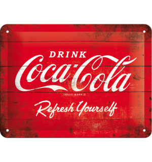 Plechová ceduľa - Coca-Cola (Červené logo)