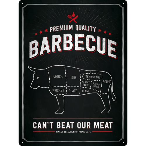 Plechová ceduľa – Barbecue (Premium Quality)