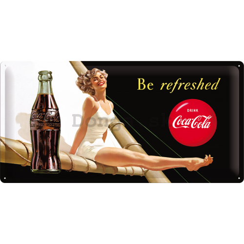Plechová ceduľa - Coca-Cola (Be Refreshed)