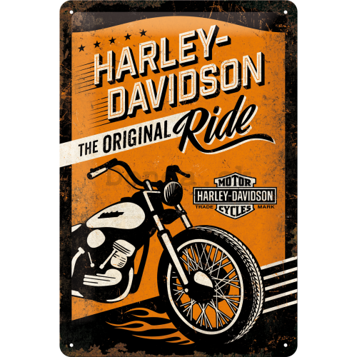 Plechová ceduľa – Harley-Davidson (The Original Ride)