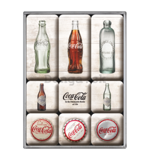 Sada magnetov - Coca-Cola (Zátky a fľaše)