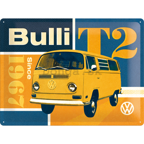 Plechová ceduľa – VW Bulli T2