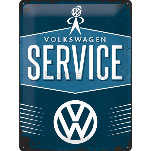 Plechová ceduľa: VW Service - 40x30 cm