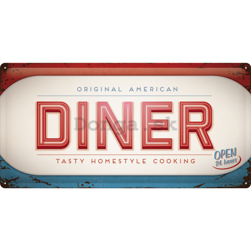 Plechová ceduľa – Original American Diner