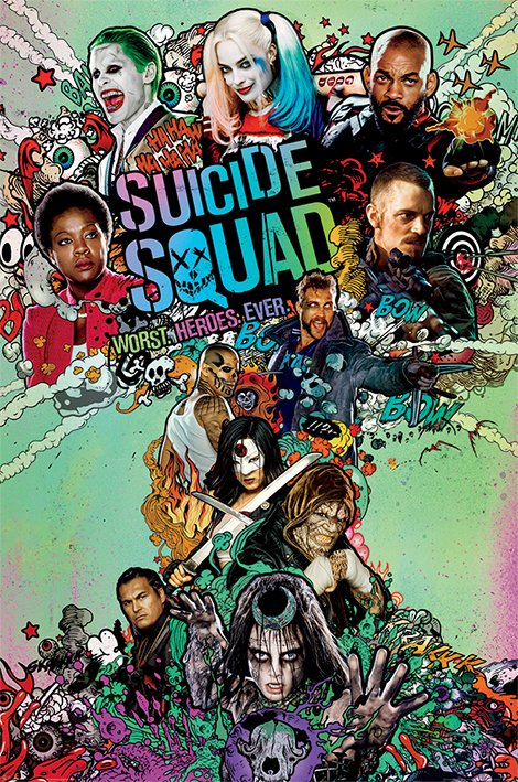 Plagát - Suicide Squad (Atómovka)