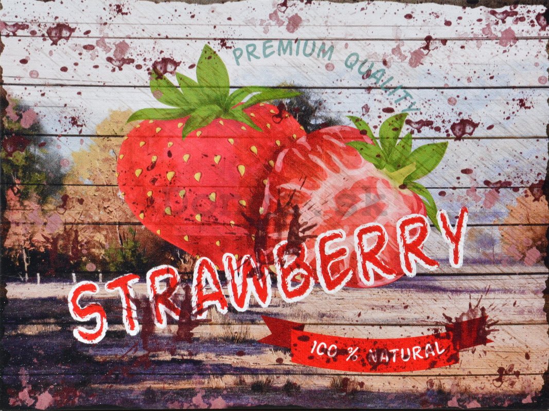 Obraz na plátne - Strawberry (100% natural)
