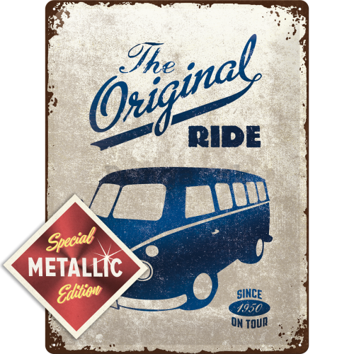 Plechová ceduľa - VW Bulli The Original Ride (Special Edition)