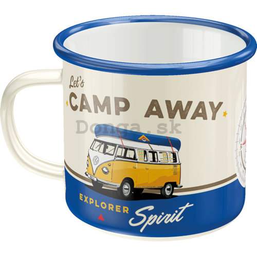Plechový hrnček - Volkswagen Let's Camp Away