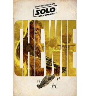 Plagát - Solo A Star Wars Story (Chewie Teaser)