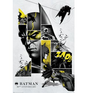 Plagát - Batman 80th Anniversary