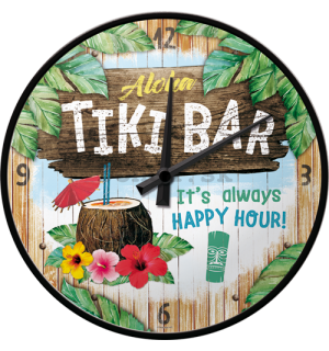 Nástenné hodiny - Tiki Bar