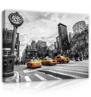 Obraz na plátne: New York (Taxi) - 80x60 cm