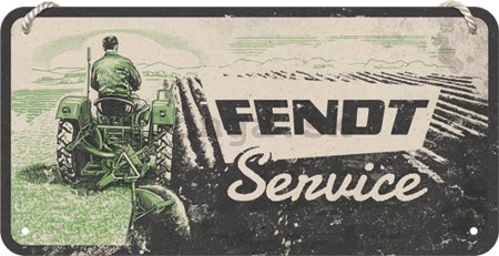 Závesná ceduľa: Fendt Field Service - 20x10 cm