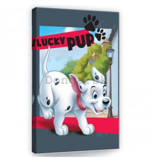 Obraz na plátne: 101 Dalmatíncov (Lucky Pup) - 40x60 cm