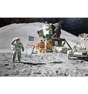 Plagát: Pristátie na mesiaci (Apollo 11)