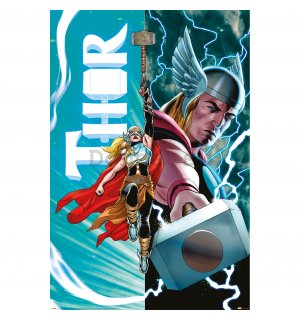 Plagát - Thor (Thor Vs Female Thor)