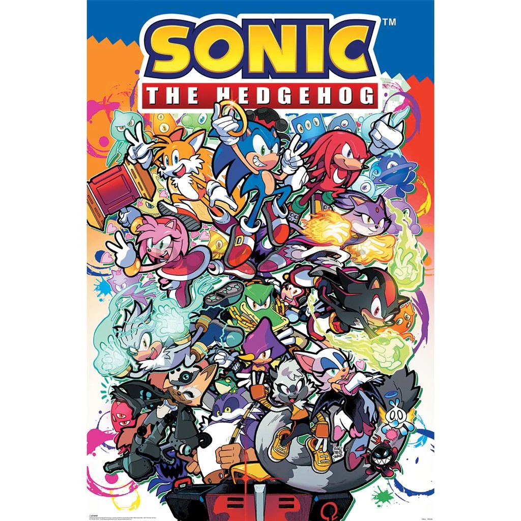 Plagát - Sonic The Hedgehog (Sonic Comic Characters)