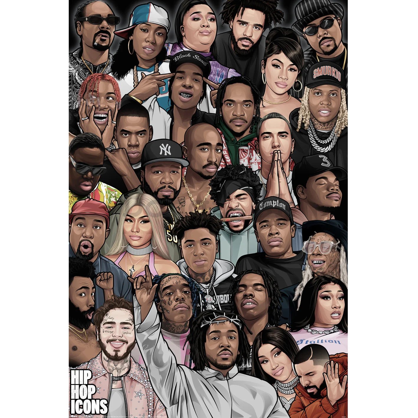 Plagát - Hip Hop Icons