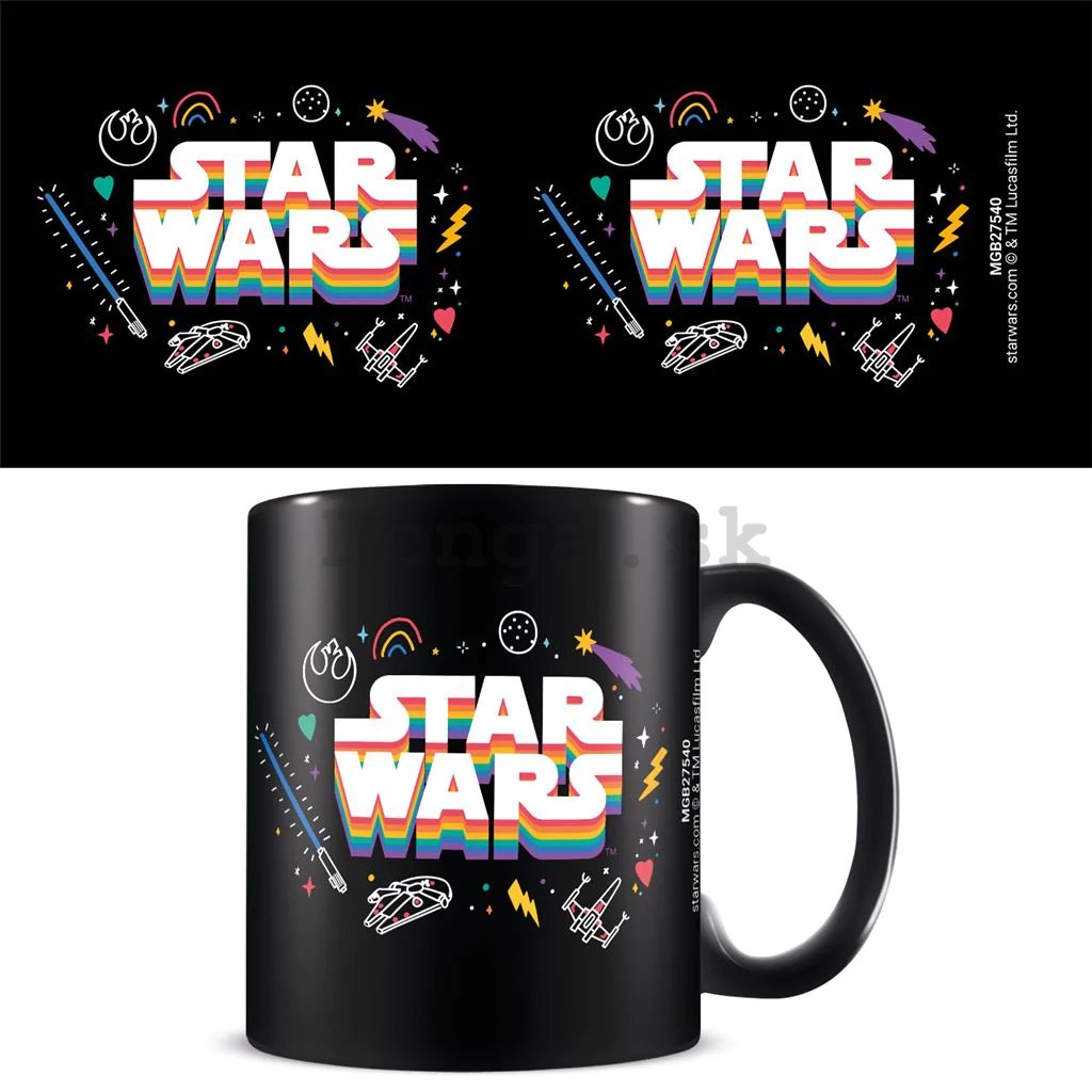 Hrnek - Star Wars Pride (Logo Rainbow)