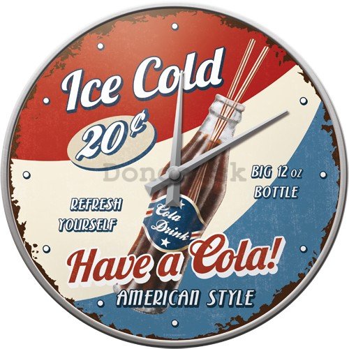 Nástenné hodiny - Ice Cold
