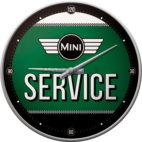 Nástenné hodiny - Mini Cooper Service