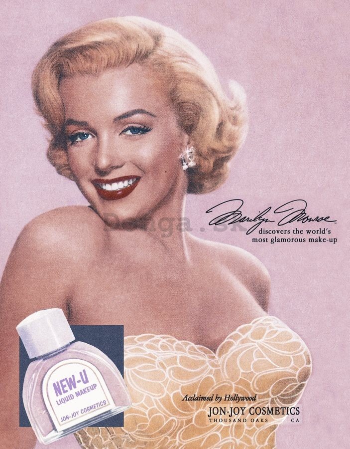 Plechová ceduľa - Marilyn Monroe (New-U)