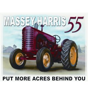 Plechová ceduľa - Massey-Harris 55