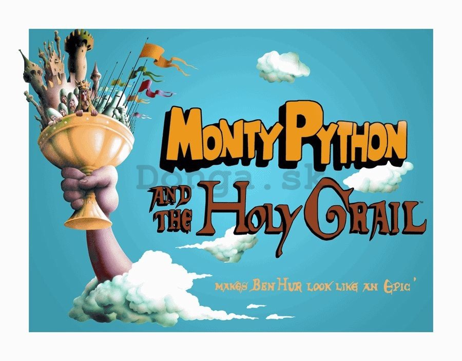 Plechová ceduľa - Monty Python (Holy Grail)