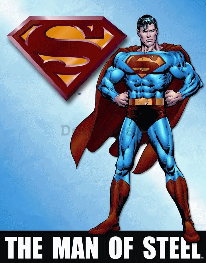 Plechová ceduľa - Superman (Man of Steel)