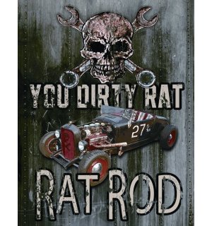 Plechová ceduľa - Legends (Dirty Rat)
