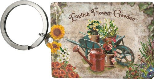 Retro kľúčenka – English Flower Garden