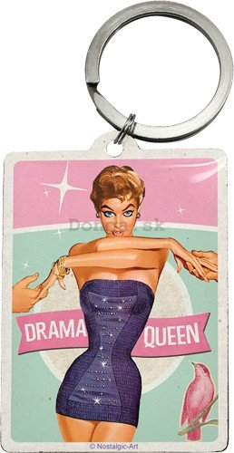 Retro kľúčenka – Drama Queen