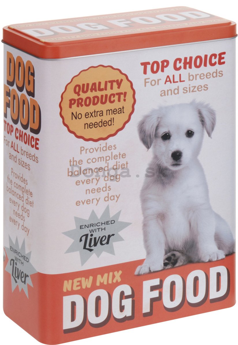 Plechová dóza XL - Dog Food (1)