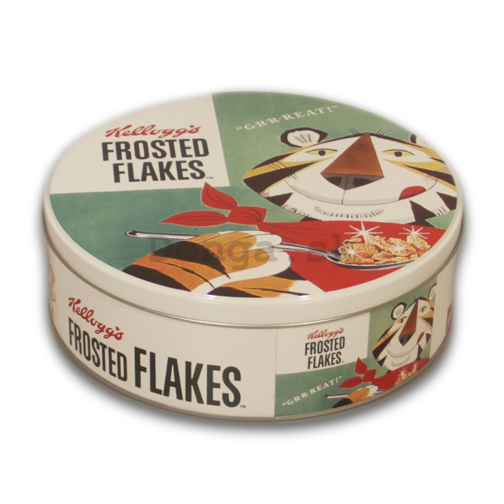 Plechová dóza - Frosted Flakes (zelená)
