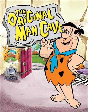 Plechová ceduľa - The Original Man Cave