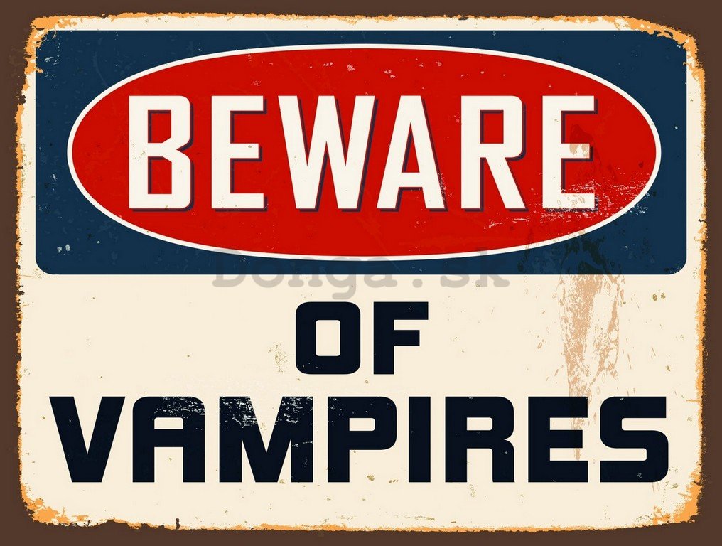 Retro doska - Beware of Vampires