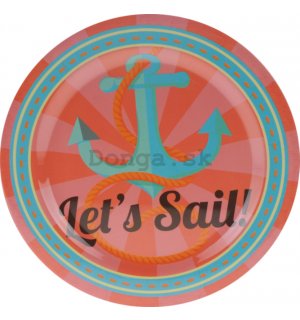 Retro tanier veľký - Let's Sail!